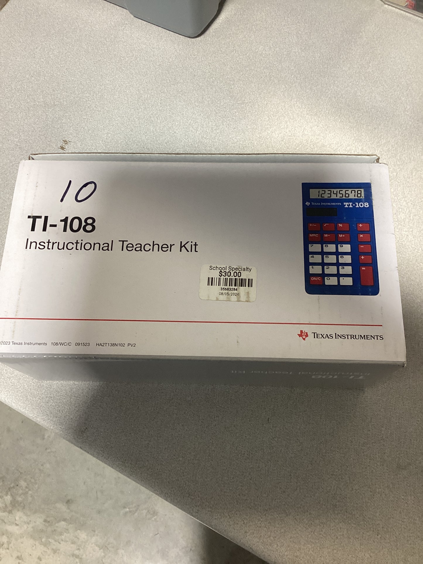 TI-108 Instructional Teacher Kit