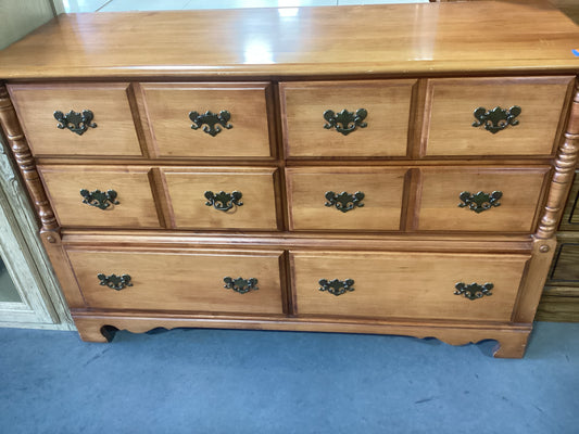 6 Drawer Wood Dresser