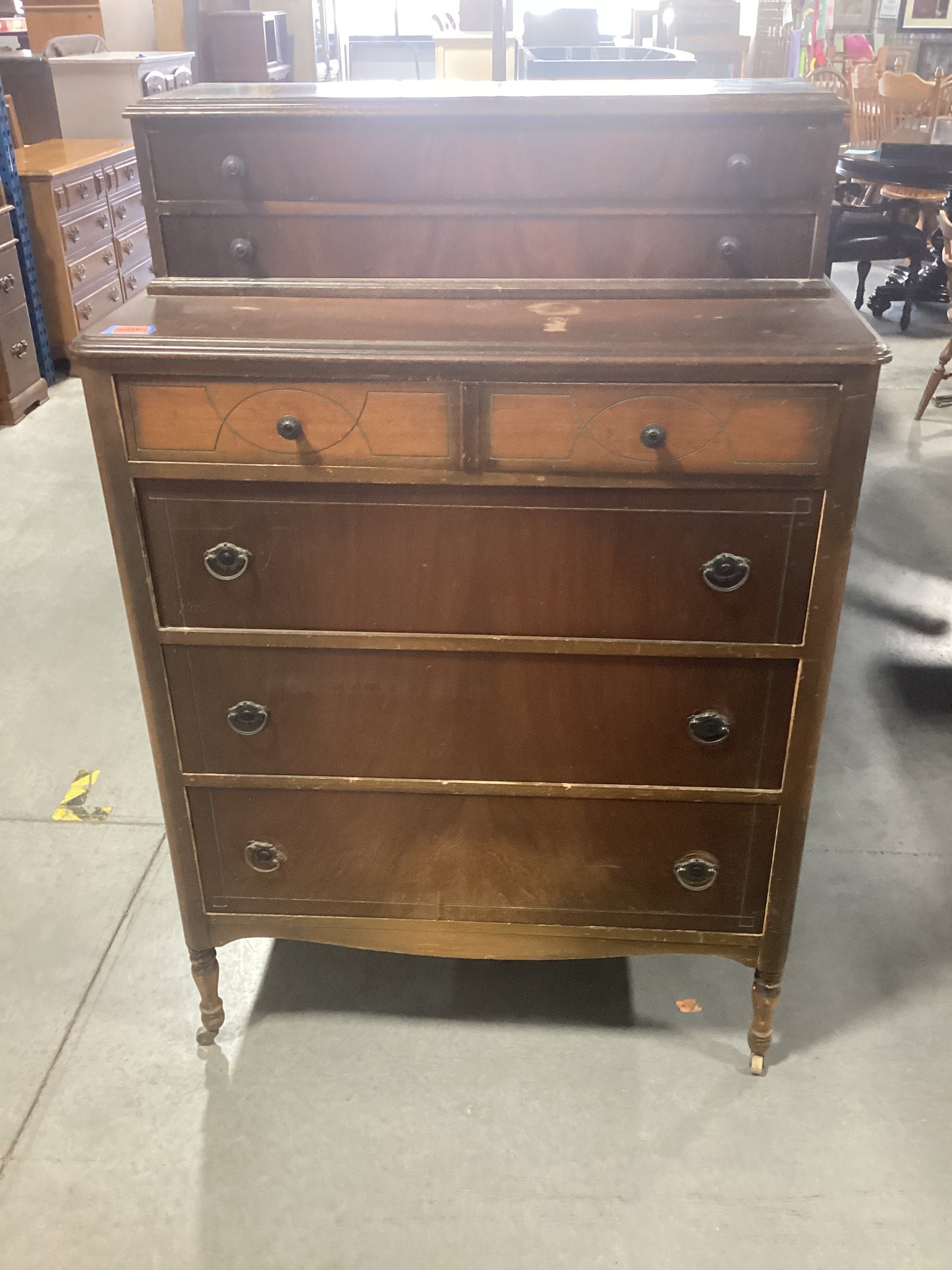 Antique 6 Drawer Dresser