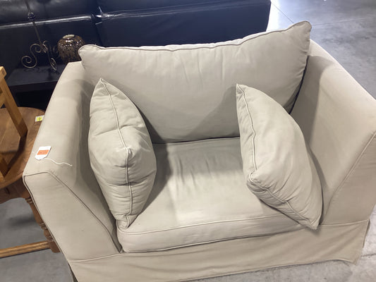 Large Tan Living Room Chair