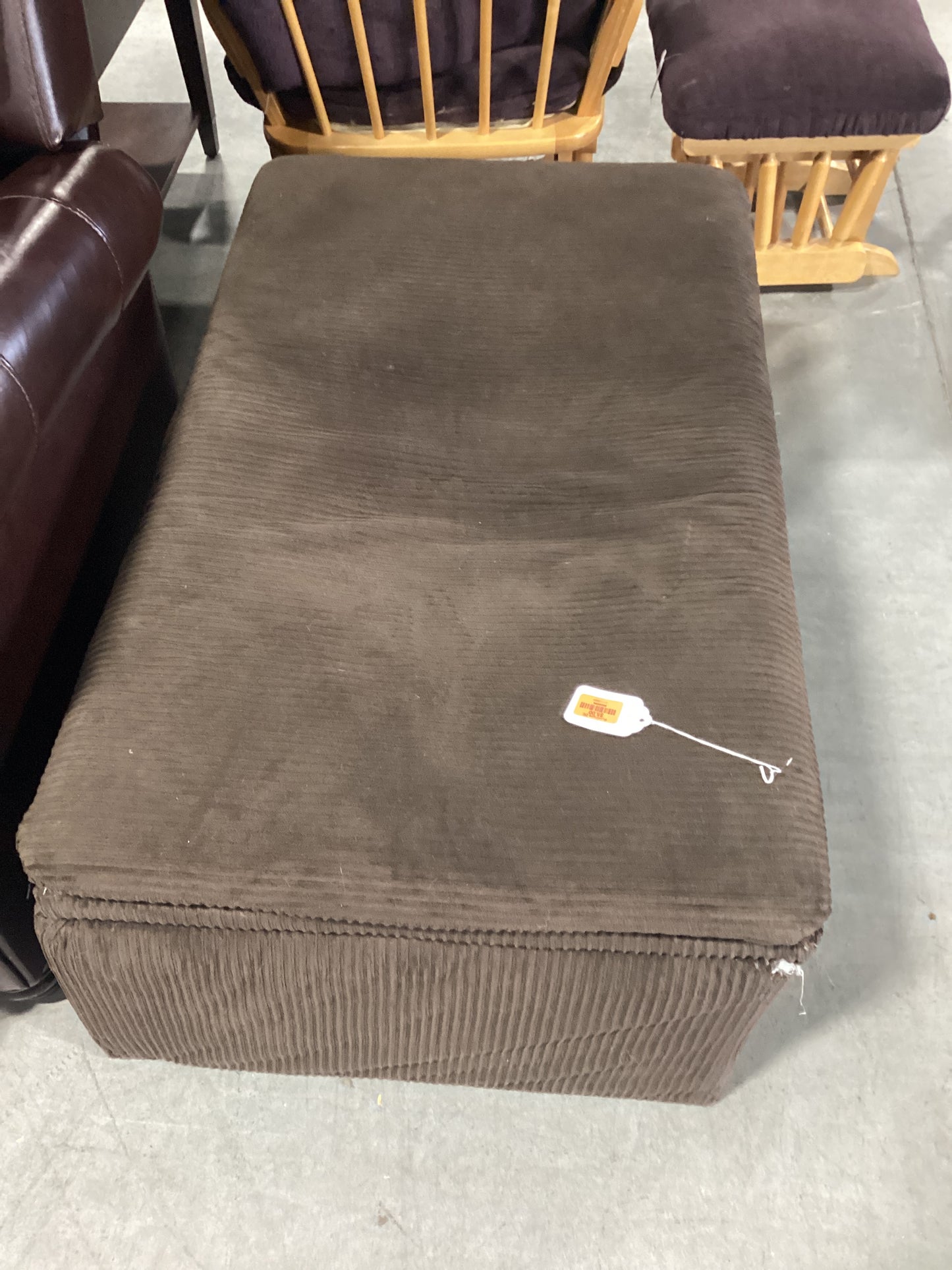 Dark Brown Ottoman