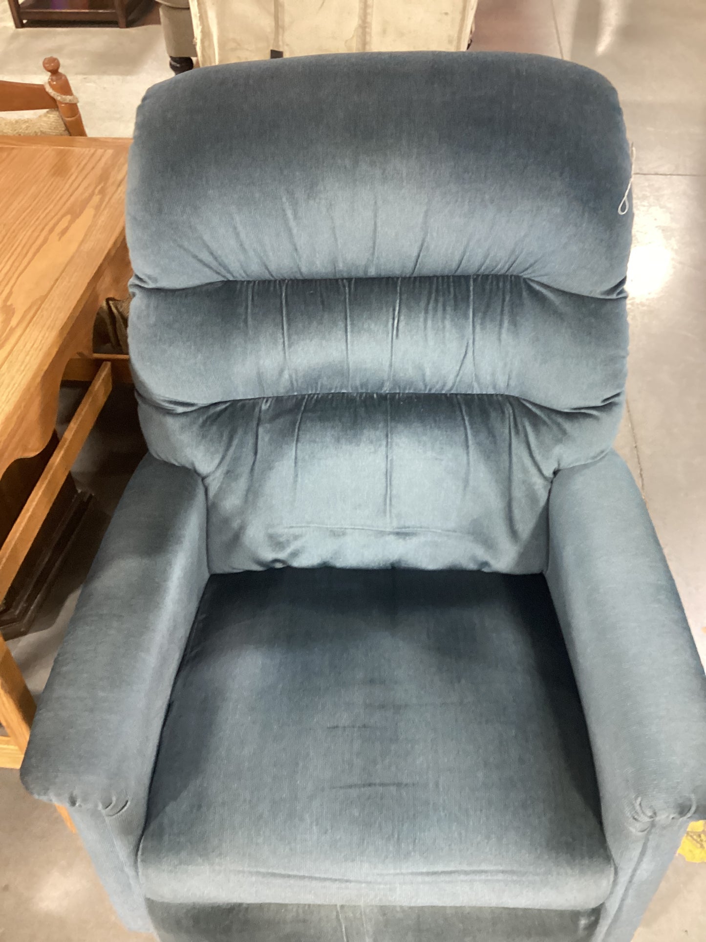 Blue La Z Boy Recliner