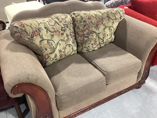 Brown Loveseat