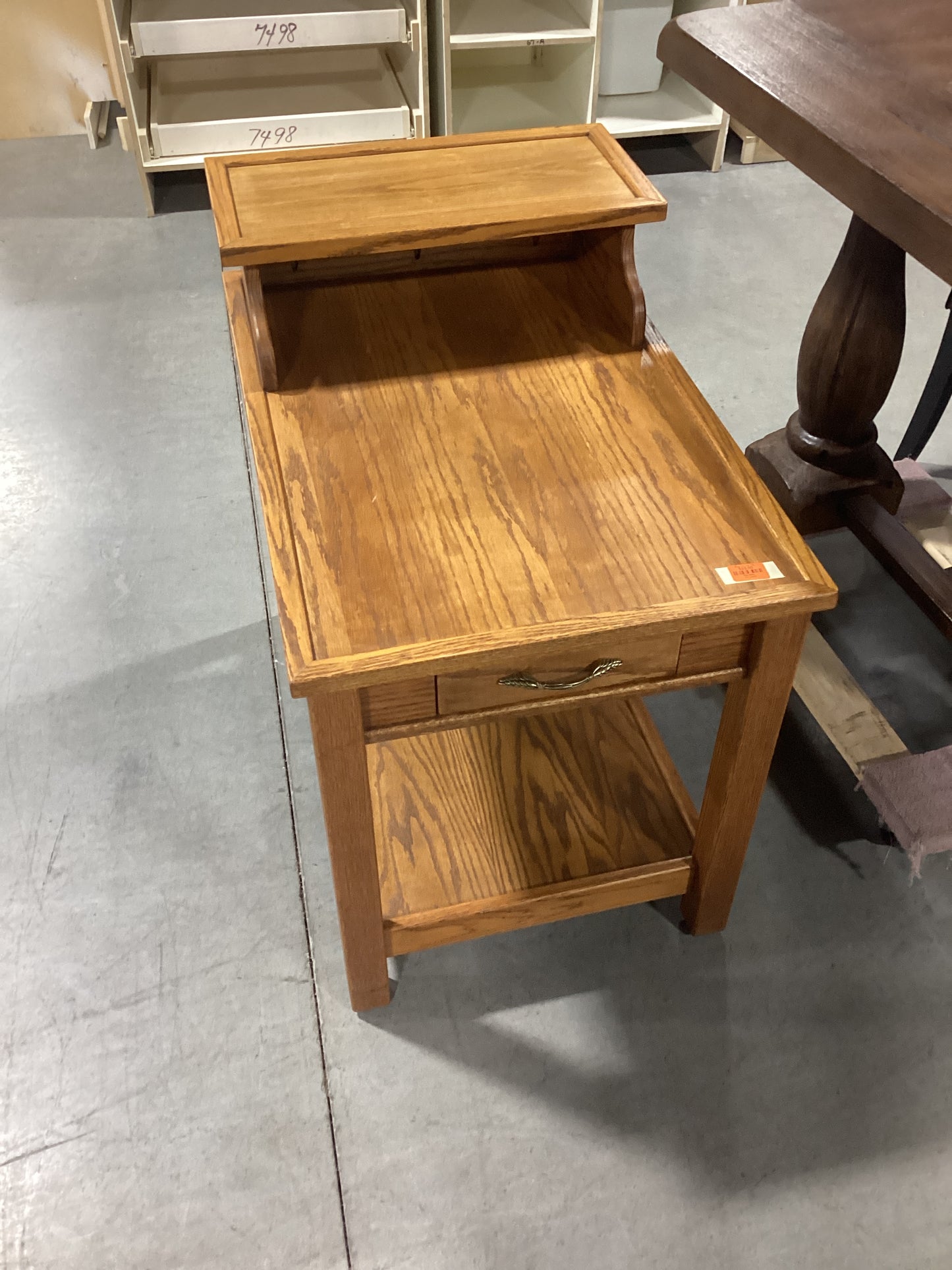 Two Tier Wood Side Table