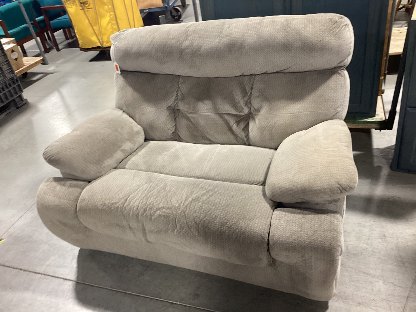 Gray Reclining Loveseat