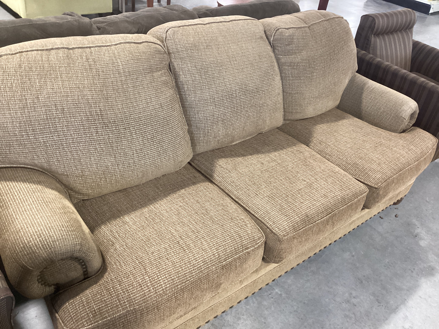 Brown King Hickory Sofa