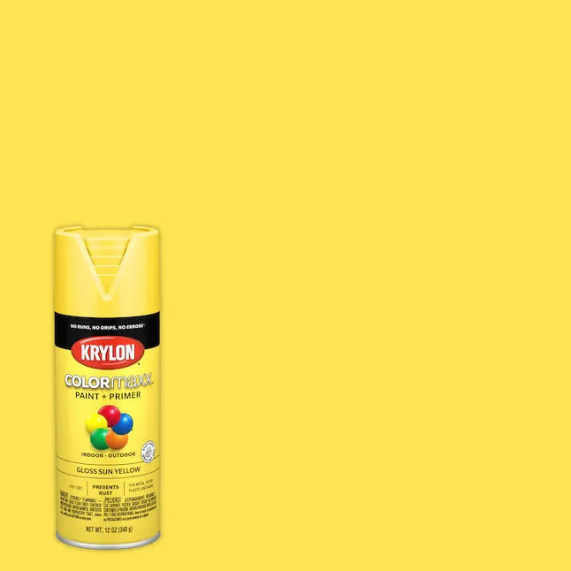 Krylon sun yellow spray paint