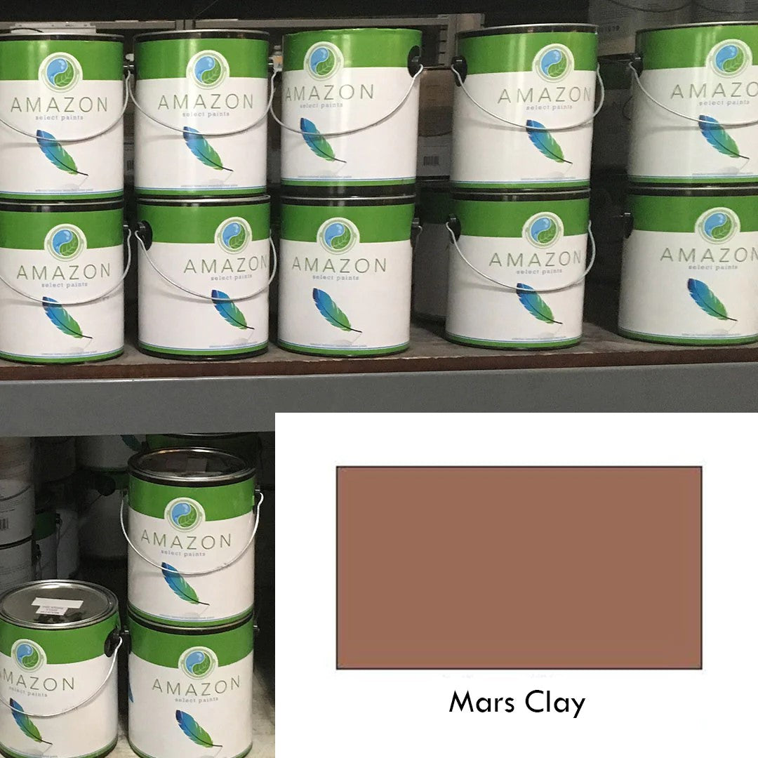 Mars Clay Amazon paint displayed in store.