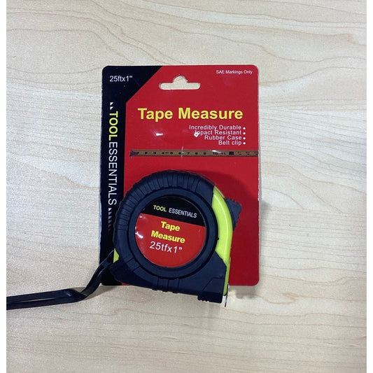 1 inch x 25 feet tape measure